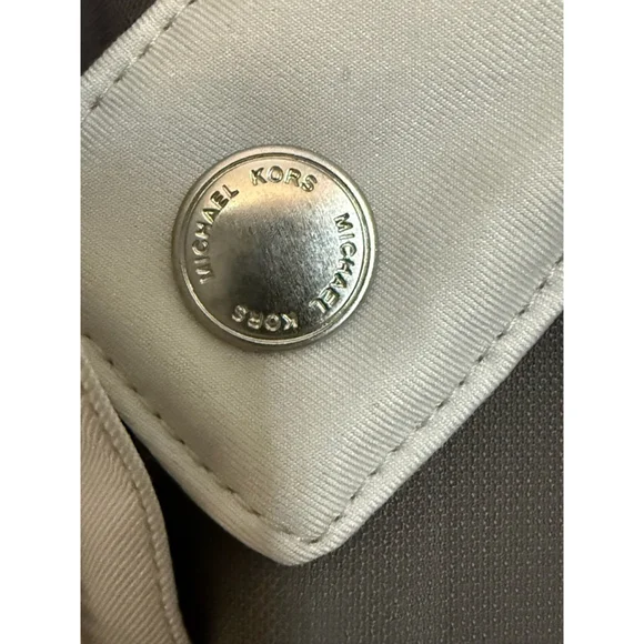 Men's Michael Kors Racer Jacket XL Gray Full Zip - Picture 4 of 5